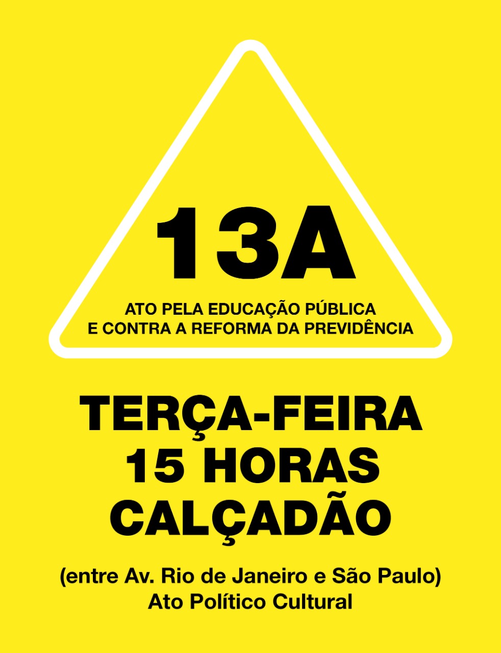 ATO PÚBLICO EM DEFESA DA EDUCAÇÃO