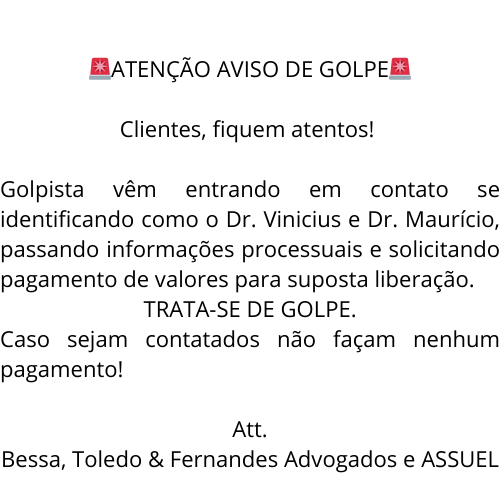AVISO DE GOLPE